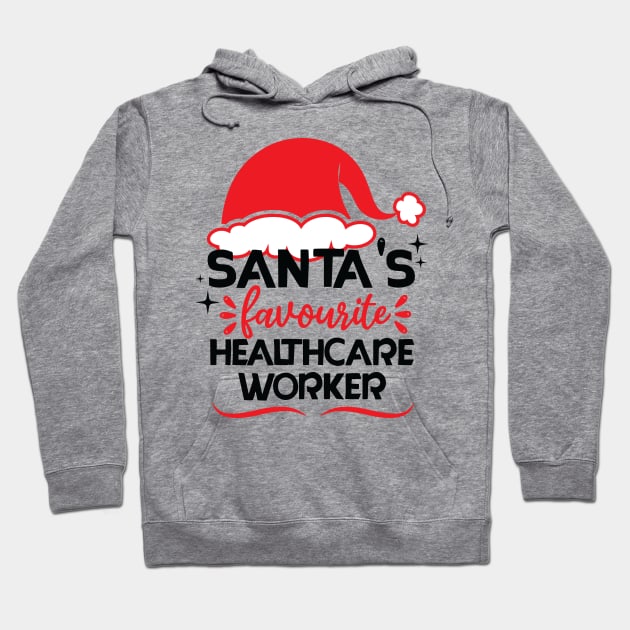 santa's favorite healthcare worker Hoodie by teestaan